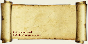 Tina Bursać vizit kartica